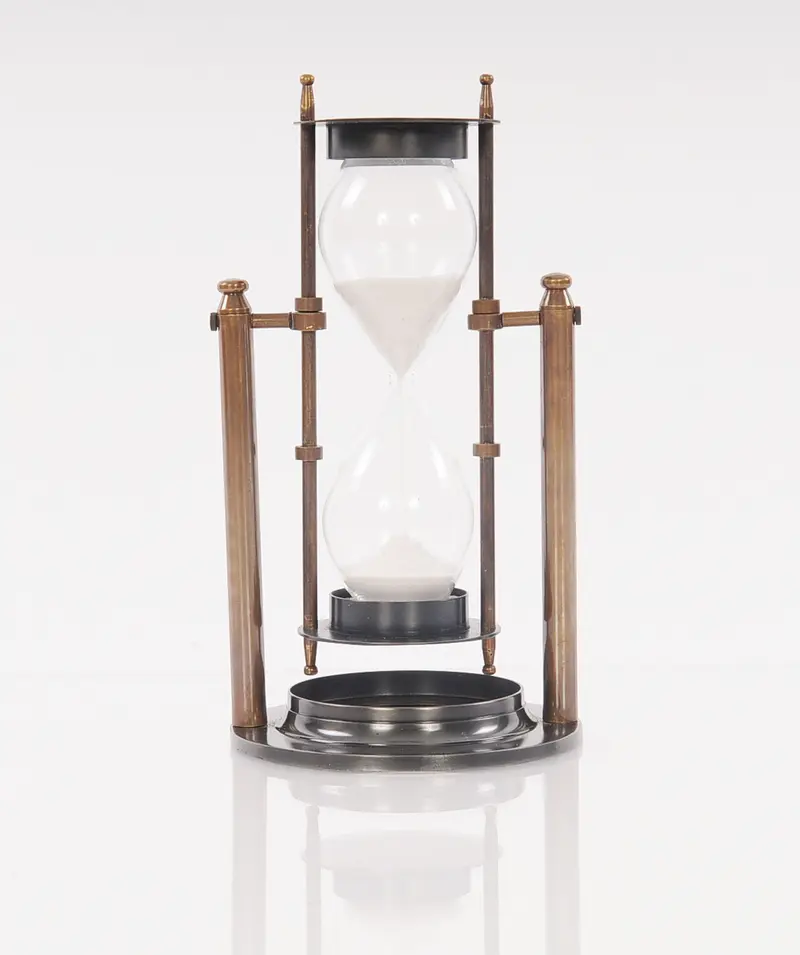 Brass Revolving Sandtimer By Homeroots