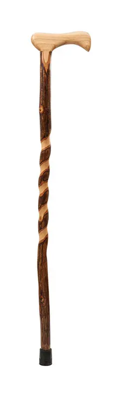 Brazos Walking Sticks 37 in. Brown Hickory Cane - Deal of The Week