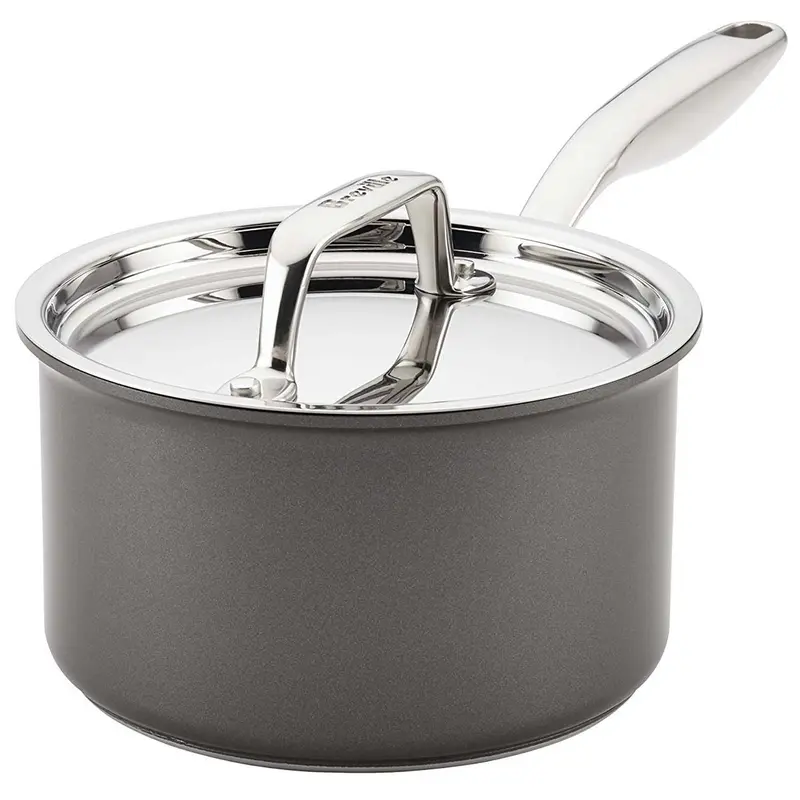 Breville Thermal Pro® Hard Anodized 2-Quart Covered Saucepan