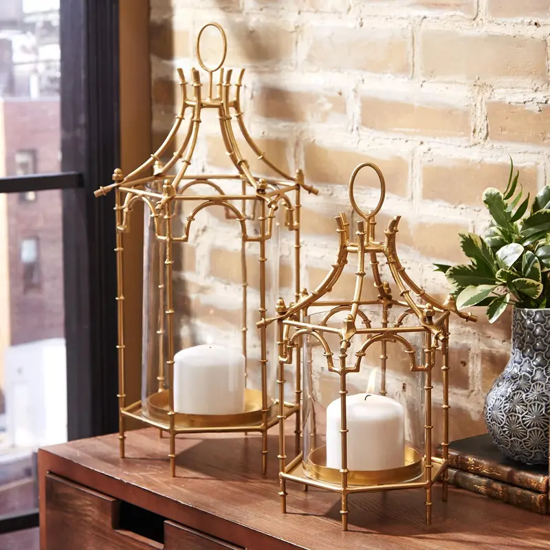 Brighton Pagoda Lanterns Set Of 4 By Tozai Home