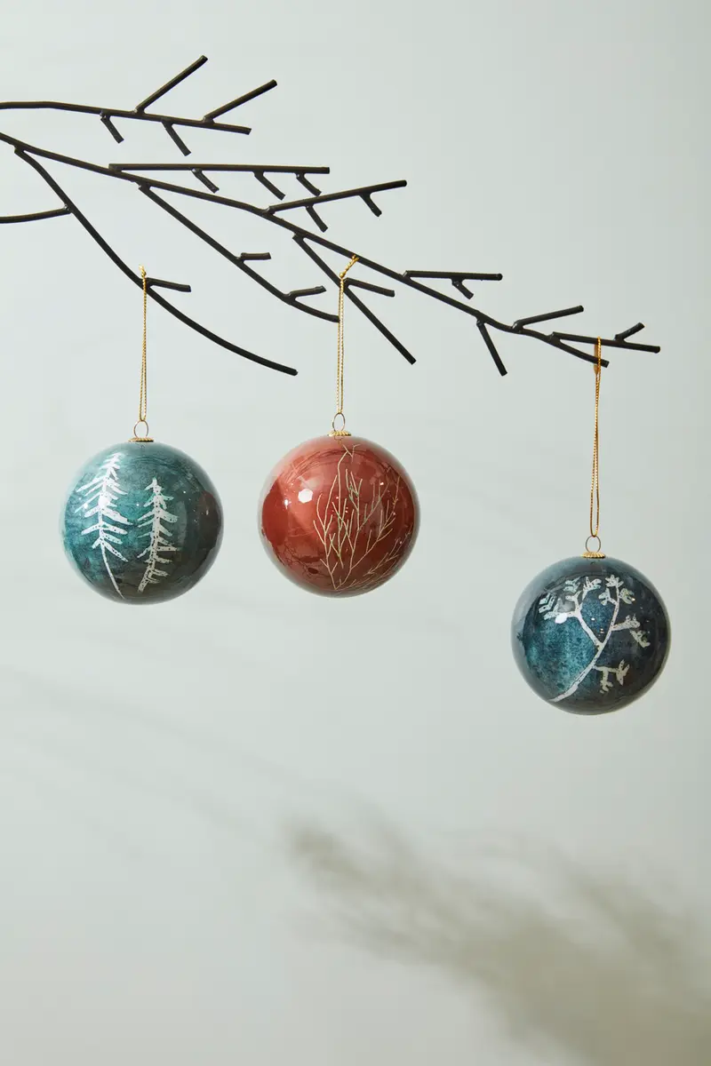 Brinley Ornament Set of 8 By Accent Decor