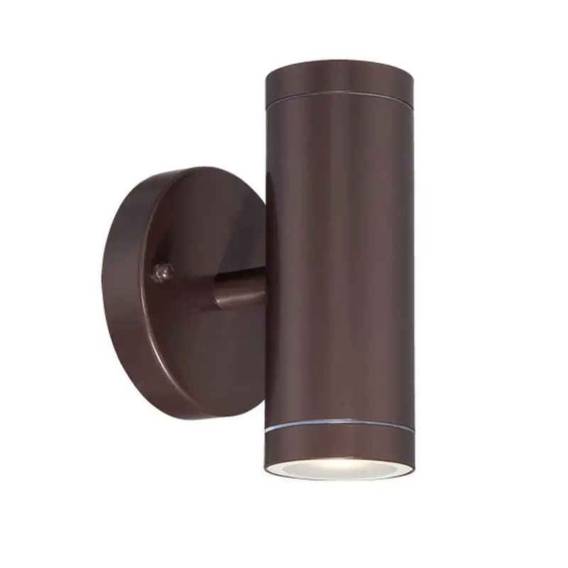 Bronze LED Two Light Can Shape Wall Sconce By Homeroots