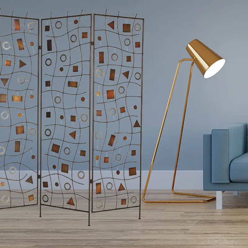 Bronze Metal Morton Screen By Homeroots
