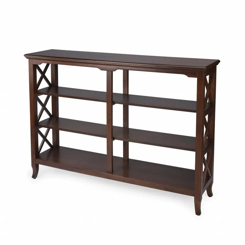 Brown Bookcase By Homeroots