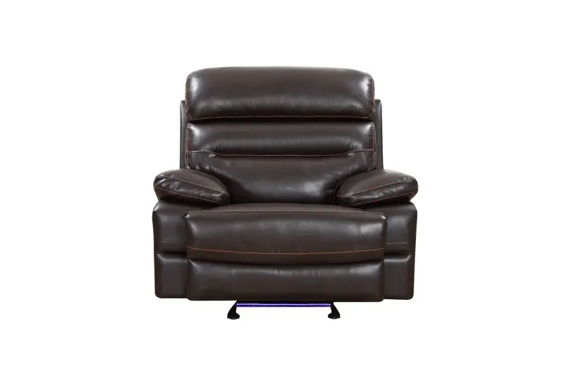 Brown Power Reclining Chair By Homeroots - 366313