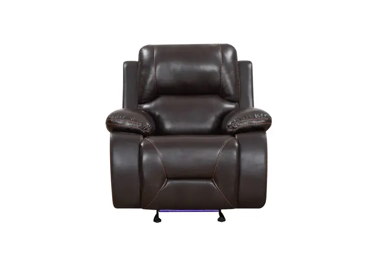 Brown Power Reclining Chair By Homeroots - 366348