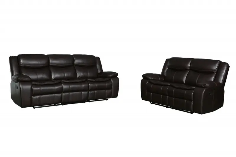 Brown Sofa Love By Homeroots - 366307