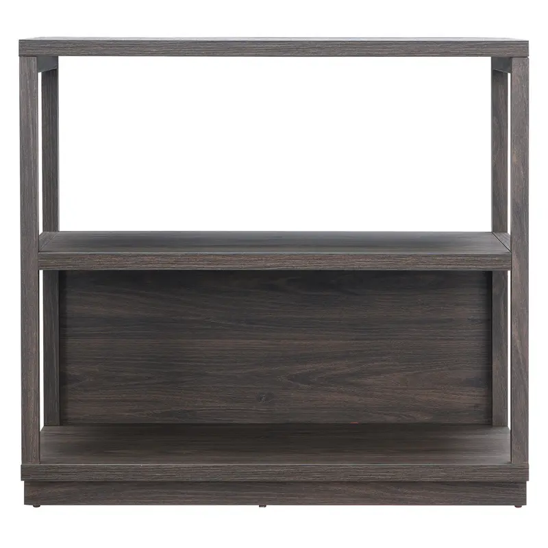 Brown Three Tier Standard Bookcase By Homeroots