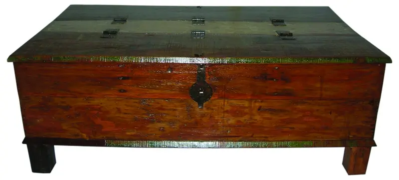 Brown Toned Wooden Coffee Table By Homeroots