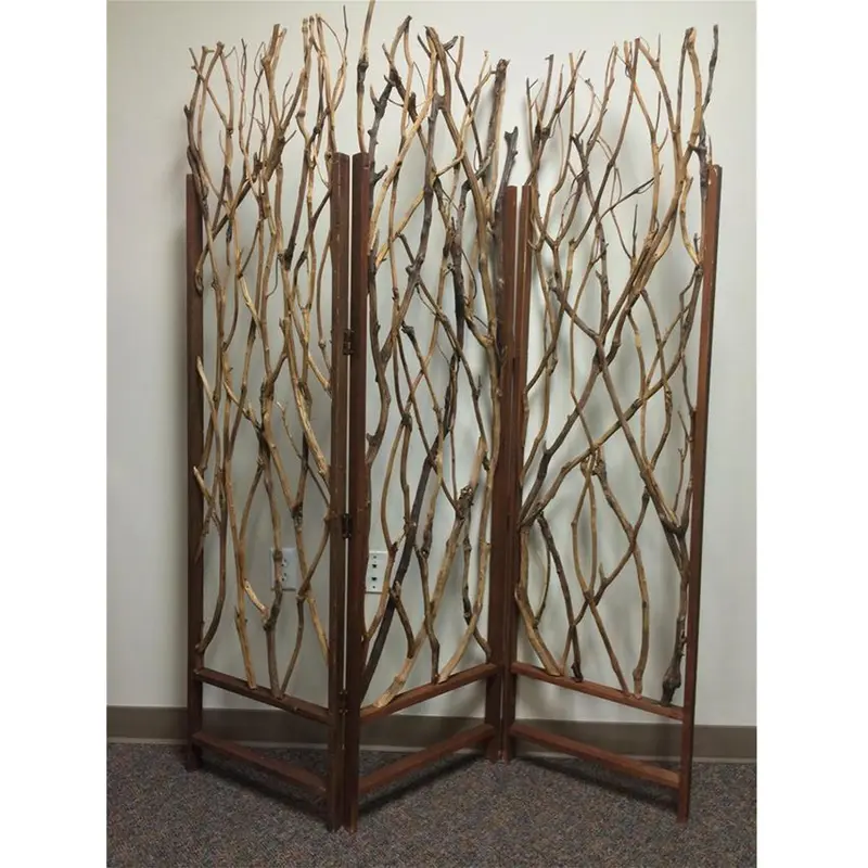 Brown Wood Tree Screen By Homeroots