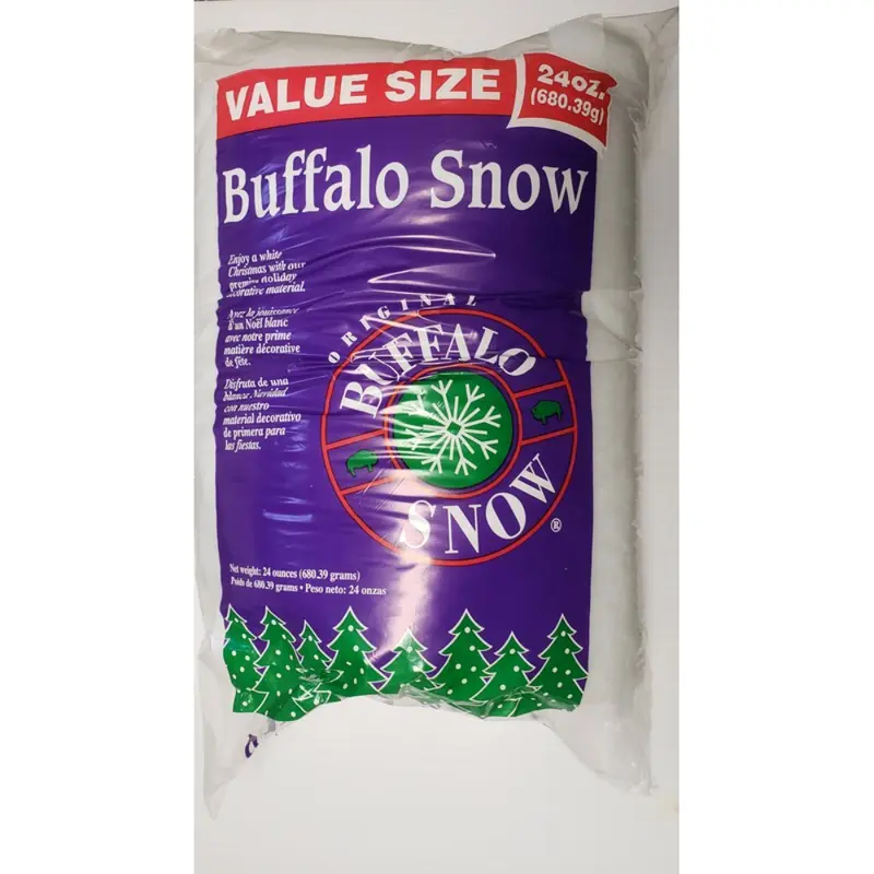 Buffalo Polyester Snow Fluff Christmas Decoration 24 oz. (Pack of 12) - Deal of The Week