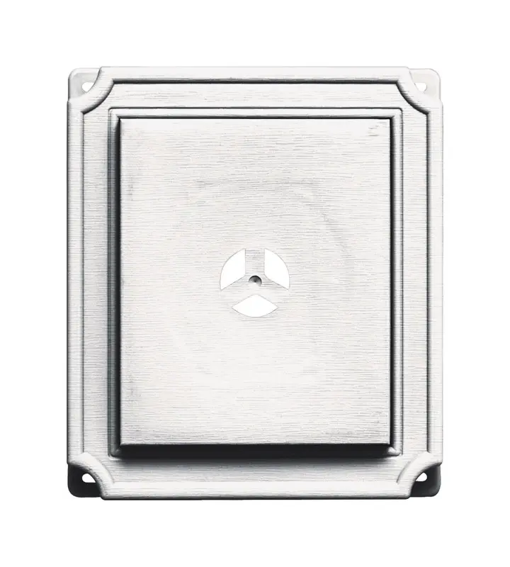 Builders Edge 7 in. H X 8 in. W Prefinished White Copolymer Mounting Block - Deal of The Week