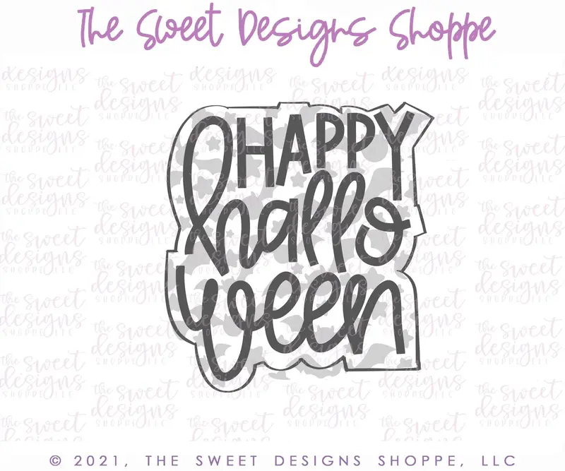Bundle - Happy Halloween 2021 - Cookie Cutter & Stencil
