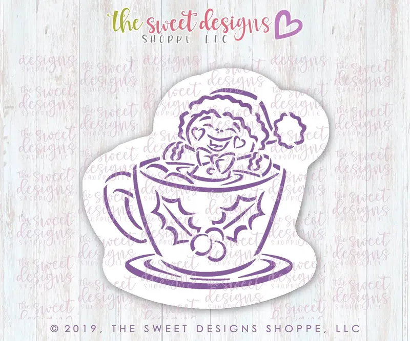 Bundle - PYOC Ginger Boy - Cookie Cutter & Stencil