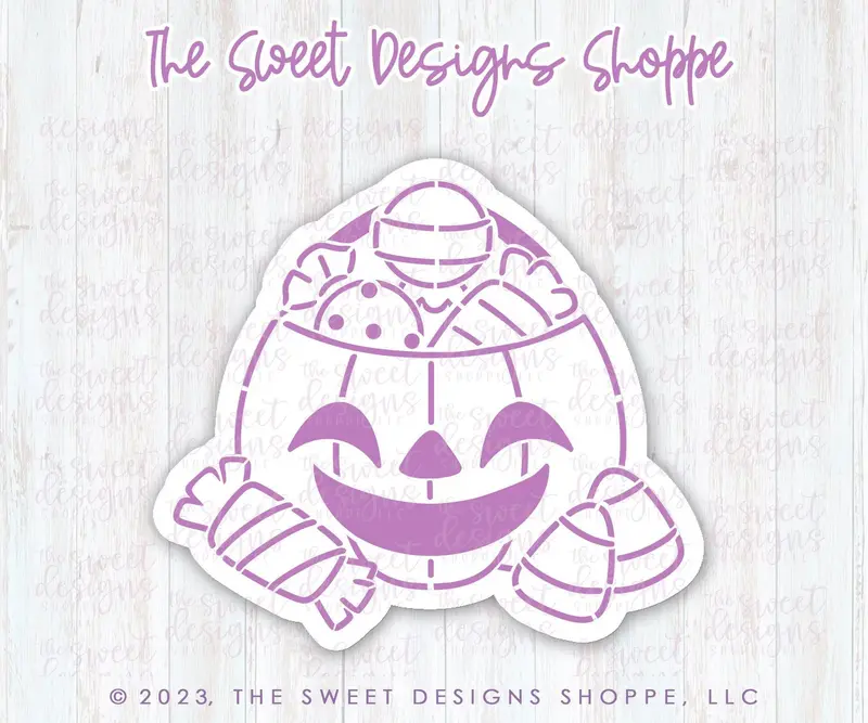 Bundle - PYOC Jack-O-Lantern - Cookie Cutter & Stencil