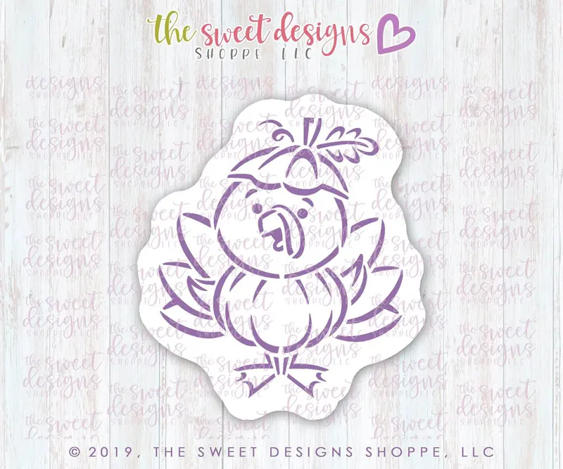 Bundle - PYOC Pumpkin Turkey - Cookie Cutter & Stencil
