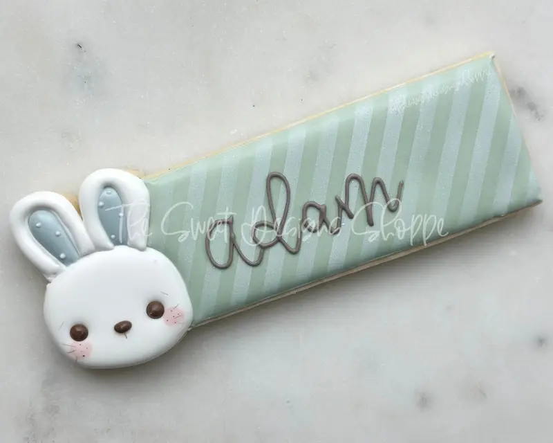 Bunny Face Tag - Cookie Cutter
