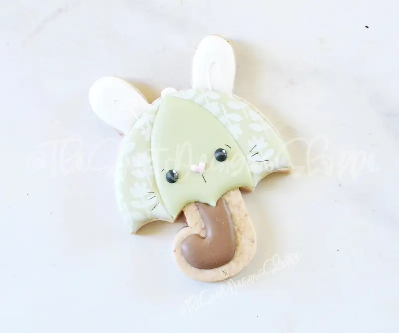 Bunny Umbrella - Cookie Cutter