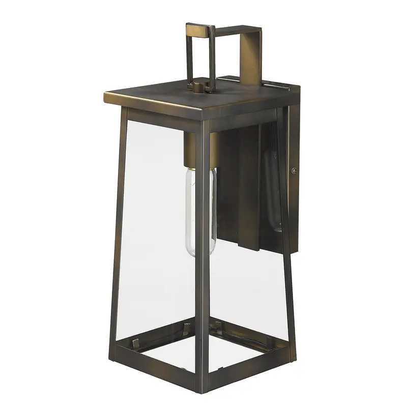 Burnished Bronze Contempo Elongated Outdoor Wall Light By Homeroots