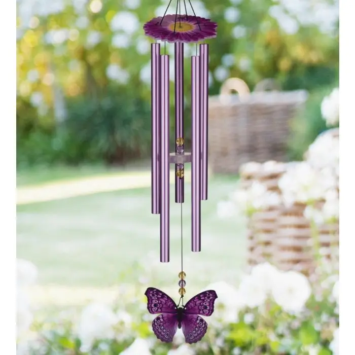 Butterfly Chime 32" Purple Emperor