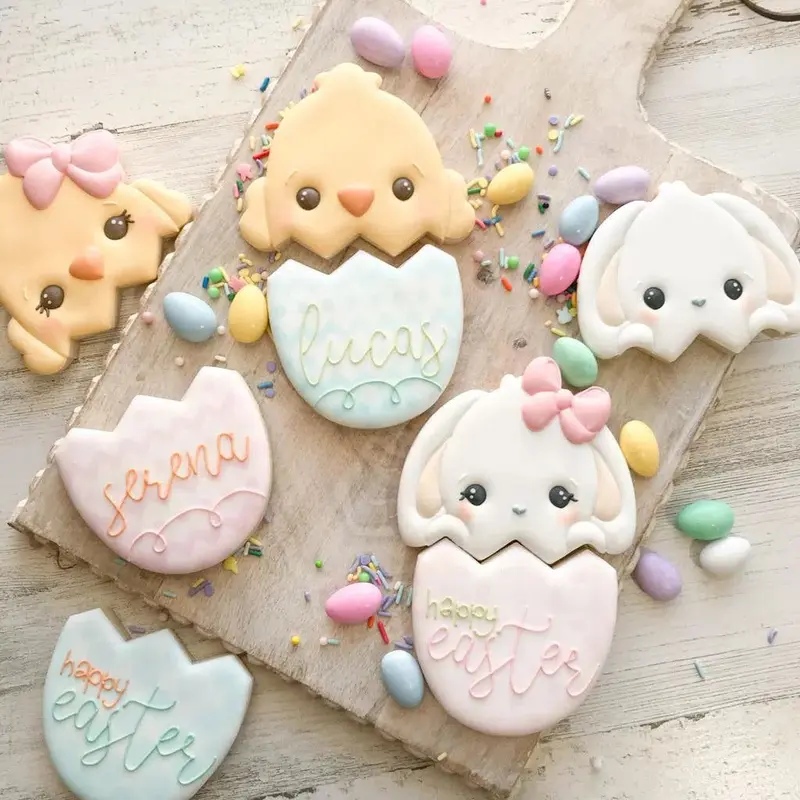 BYO Easter Bunny Eggs and Chick Eggs Set - Cookie Cutters