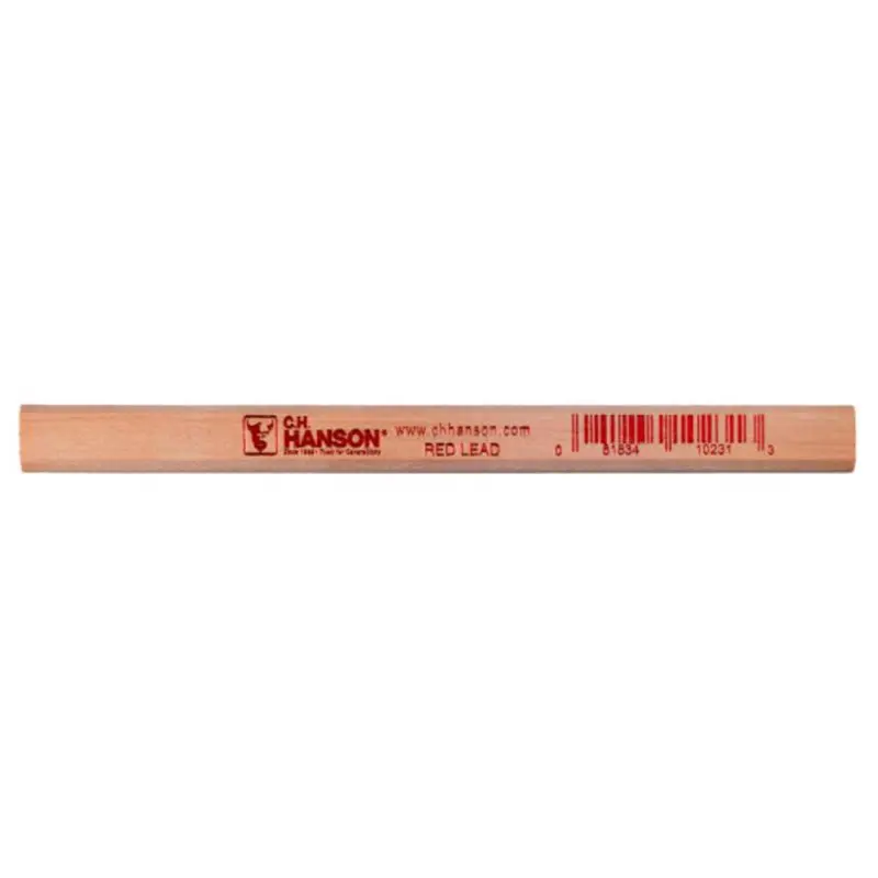 C.H. Hanson 7 in. L Red Lead Carpenter Pencil 1 pc (Pack of 24)