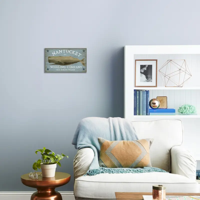 c1897 Grey Whale Wall Decor By Homeroots
