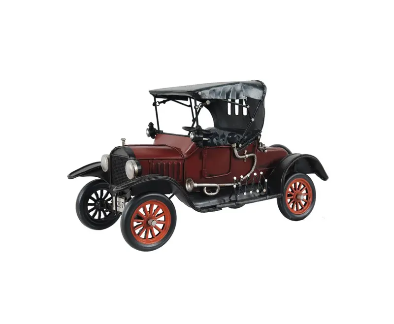 c1924 Red Ford Model T Car Sculpture By Homeroots
