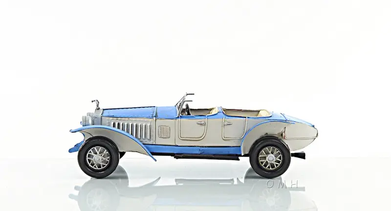 c1928 Sports Rolls Royce Phantom Car Model Sculpture By Homeroots