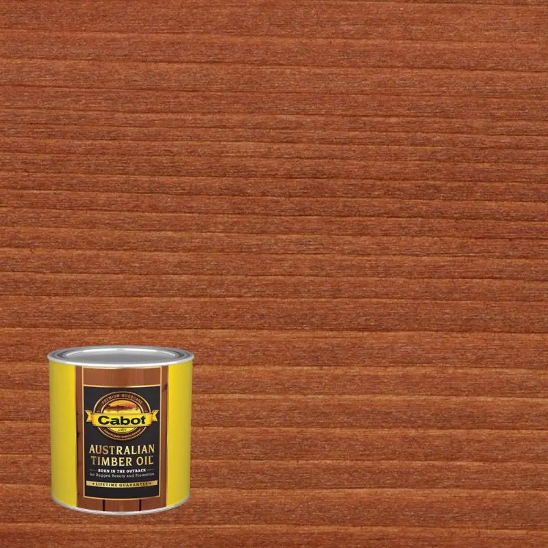 Cabot Transparent Jarrah Brown Australian Timber Oil 0.5 pt (Pack of 4)
