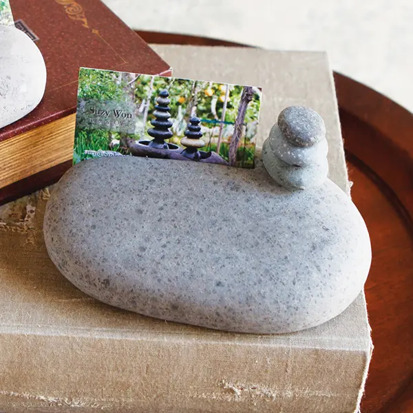Cairn Card Holders - Believe in Miracles Set of 2 By Garden Age Supply
