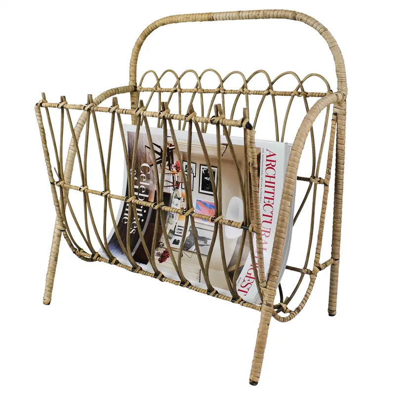 Cairo Magazine Holder, Rattan By HomArt