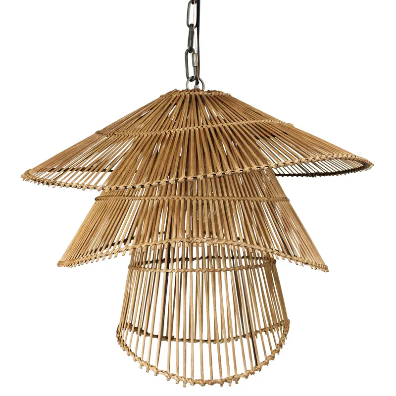 Cairo Pendant, Rattan By HomArt