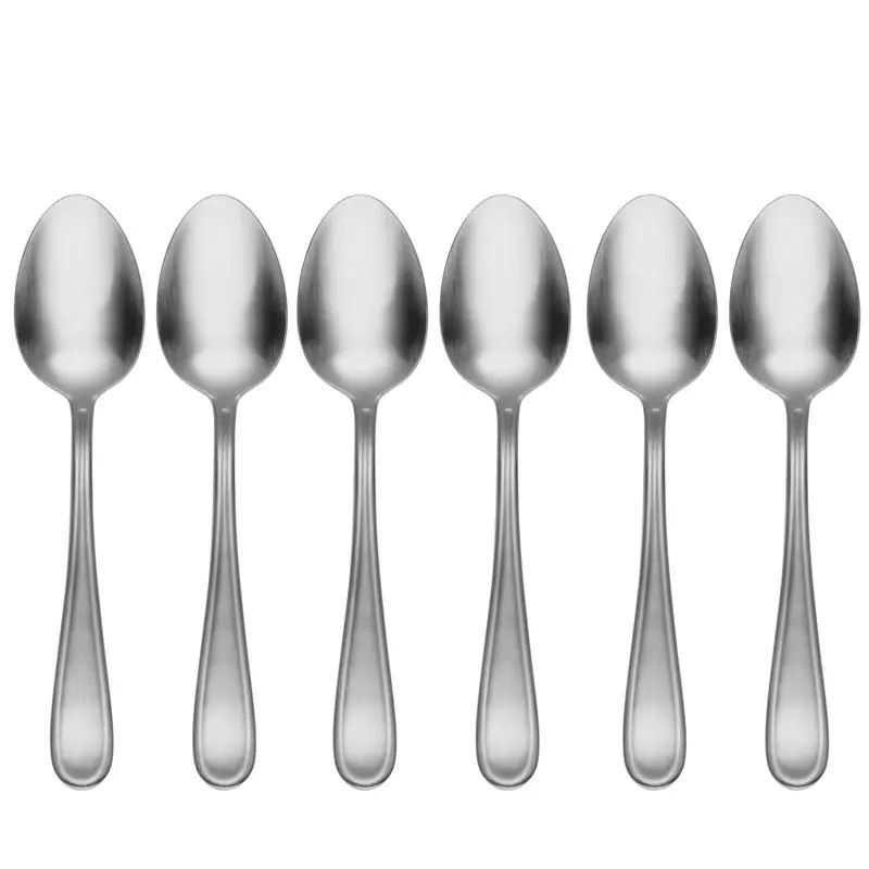 Cambridge Malibu Silver Stainless Steel Dinner Spoon Set 6 pc