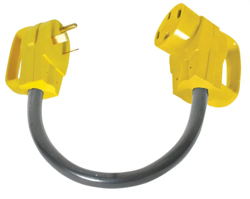 Camco Power Grip 2.3 in. 50 amps Dogbone Adapter 1 pk - Open Box