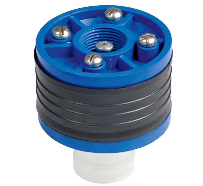 Campbell Plastic Basement Flood Black Stopper 4 Dia. in. - Open Box