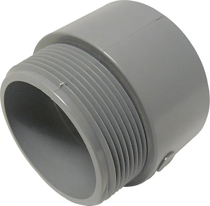 Cantex 2 in. D PVC Male Adapter For PVC 1 each (Pack of 10)