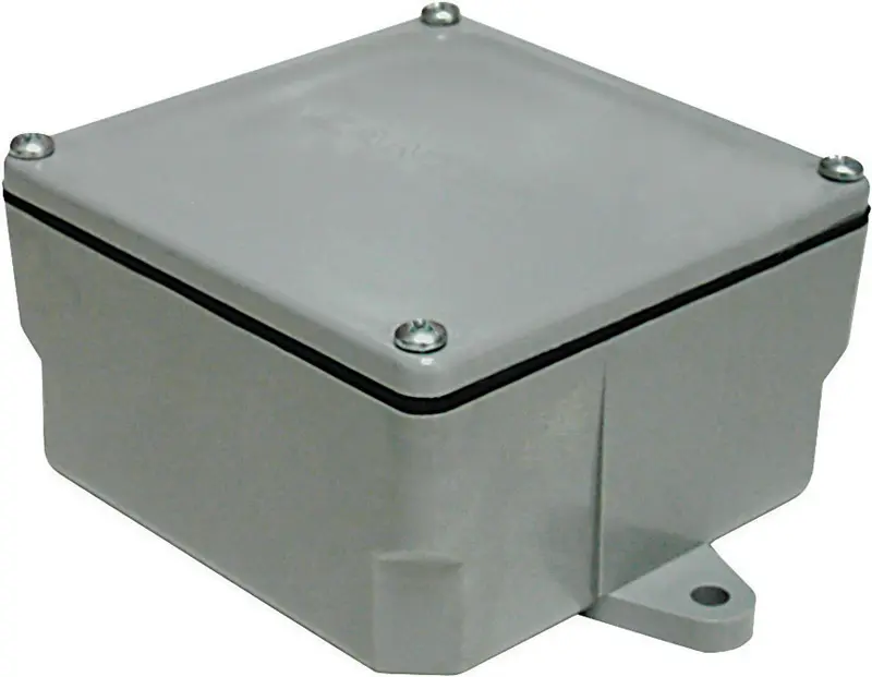Cantex New Work Square PVC 1 gang Junction Box Gray - Deal of The Week