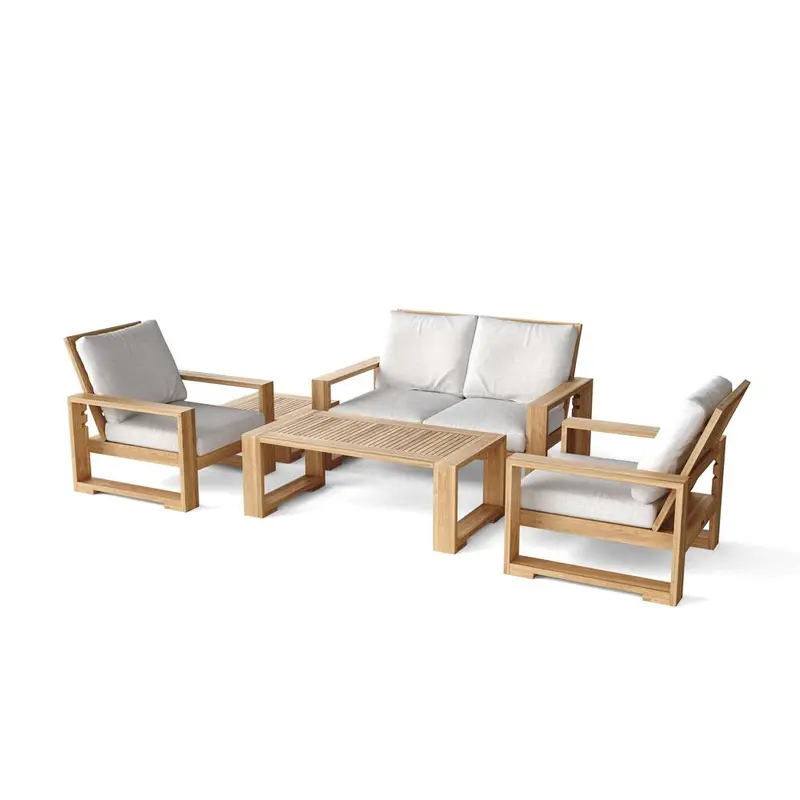 Capistrano 5-Piece Deep Seating Loveseat Collection By Anderson Teak