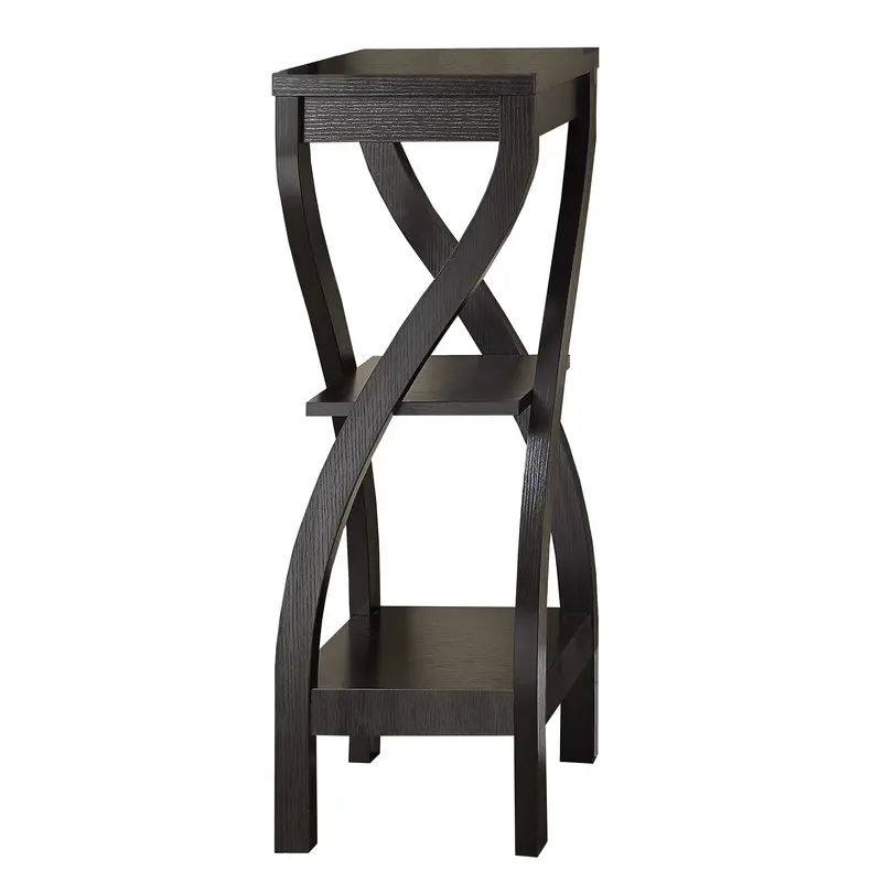 Cappuccino Finish Hollow Core Accent Table By Homeroots - 332839