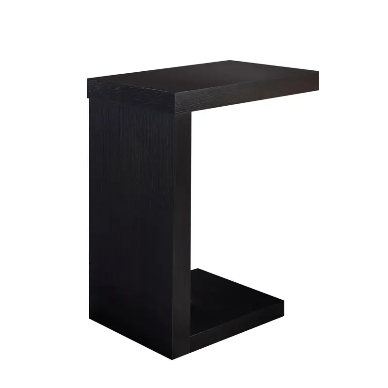 Cappuccino Hollow Core Particle Board Accent Table By Homeroots - 332844