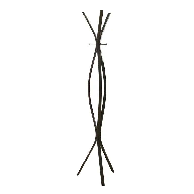 Cappuccino Metal Coat Rack By Homeroots