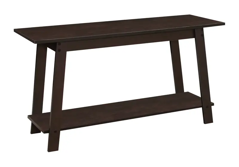 Cappuccino Particle Board Laminate TV Stand By Homeroots