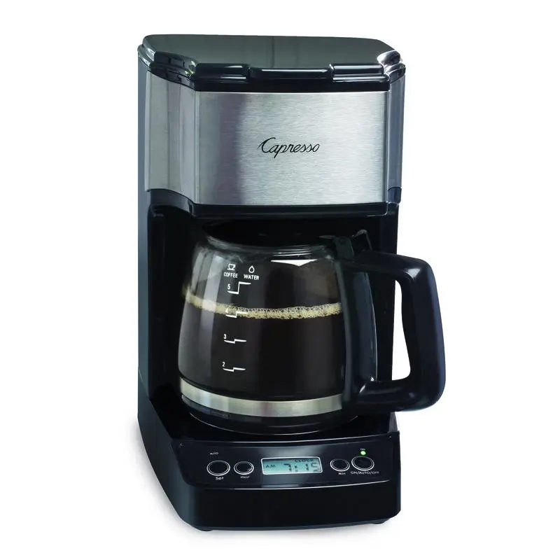 Capresso 5 cups Black/Silver Coffee Maker - Deal of The Week