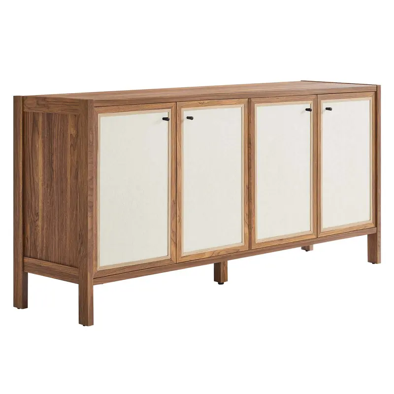 Capri 65" Wood Grain Sideboard Storage Cabinet By Modway - EEI-6616