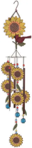 Cardinal And Sunflower Chime