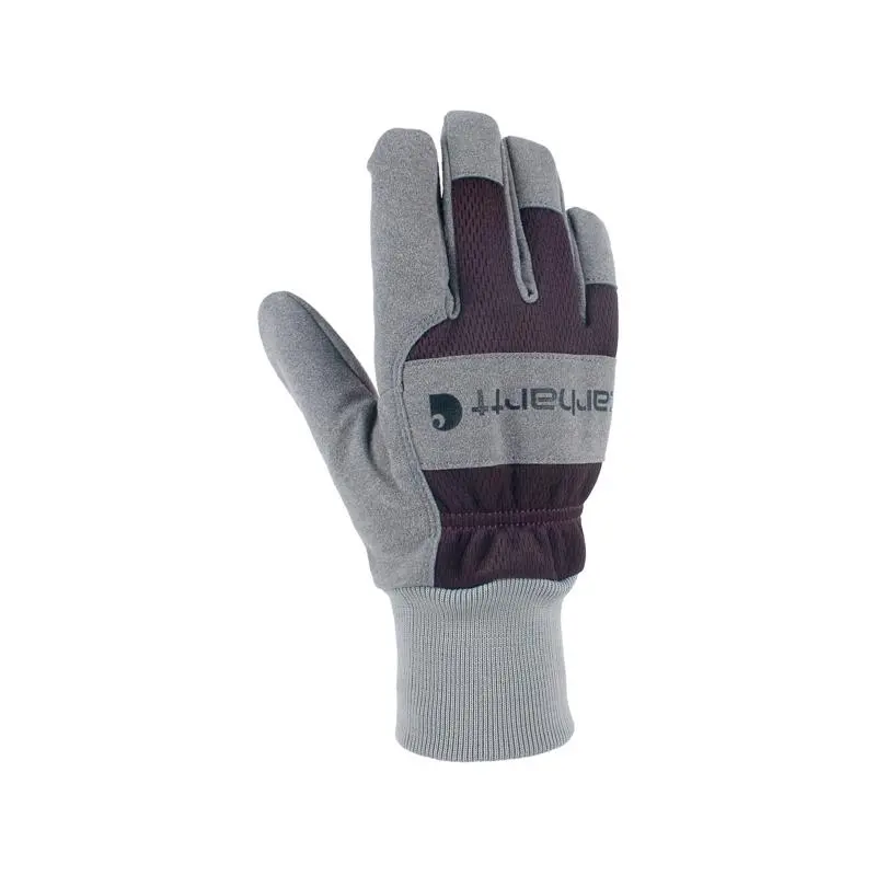 Carhartt Women's Indoor/Outdoor Work Gloves Green/Yellow M 1 each