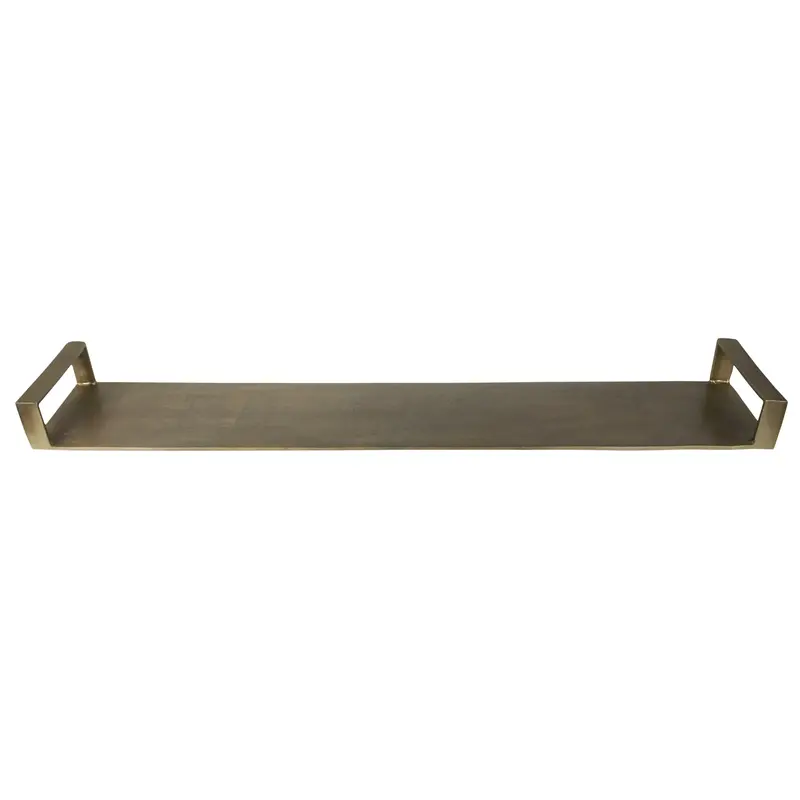 Carlsbad Tray, Brass By HomArt