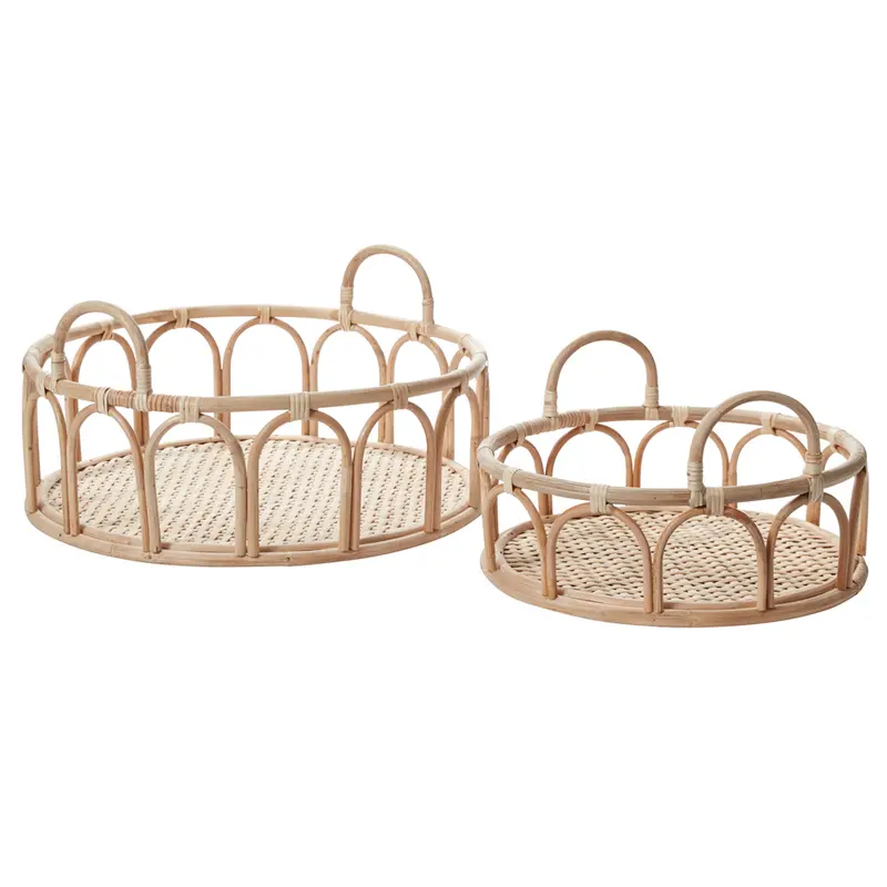 Carousel Tray - Set of 2 By Accent Decor