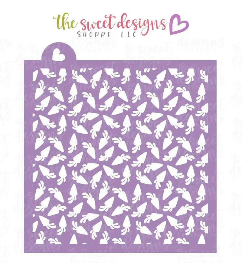 Carrot Pattern - Stencil